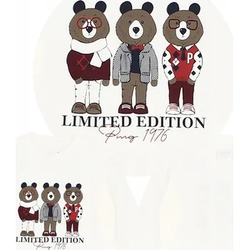 Primigi dětské tričko s dlouhým rukávem bavlna bílé, velikost 128