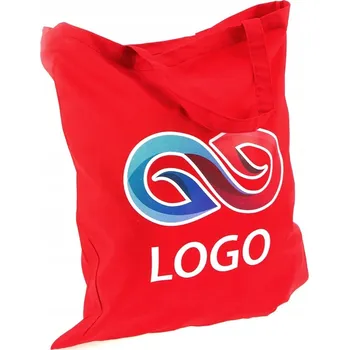 Nákupní taška Látková taška 42 x 37 cm červená