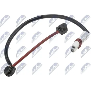 Brzdová destička Výstražný kontakt, opotřebení obložení NTY HCZ-VW-010