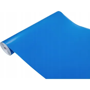 Tapeta Dekorační Fólie Samolepicí Nábytková Fólie MODRÁ MATNÁ 45x50 cm DIY