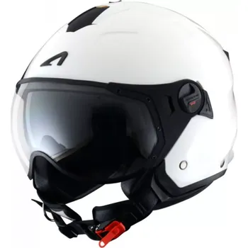 Helma na motorku ASTONE MINIJET S SPORT moto přilba bílá