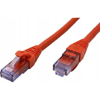 Síťový kabel Patchcord Roline U/UTP 6a RJ45 / RJ45 20 m červený