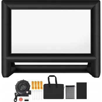 Projekční technika SucceBuy Nafukovací promítací plátno 476x200x378CM 16:9 Přenosné