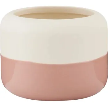 Květináč Květináč PLANT-IT 9 cm, mlhavě růžová, kamenina, RIG-TIG