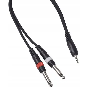 Audio kabel Kabel jack 3,5 mm - jack 6,3 mm CABLE4ME 5907780144908 6 m