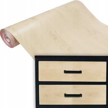 Tapeta Dřevěná dýha Fólie Samolepicí na nábytek Dveře BŘÍZA 45x50