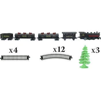 Velký vláček s kolejnicemi