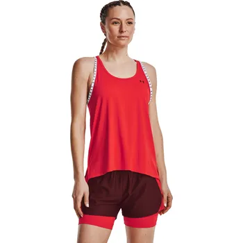 Dámské tréninkové tílko UNDER ARMOUR-UA Knockout Tank-RED-1351596-890 Červená XS