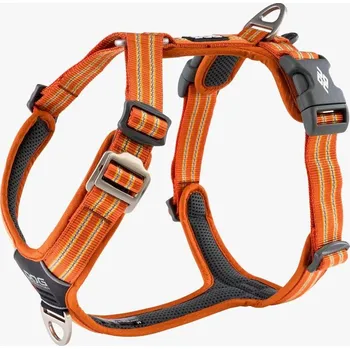 Postroj pro psa Postroj Comfort Walk Air Dog Copenhagen oranžový Velikost: L