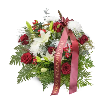 Smuteční dekorace Smuteční květinový koš Antoinette Malá - Belles Fleurs