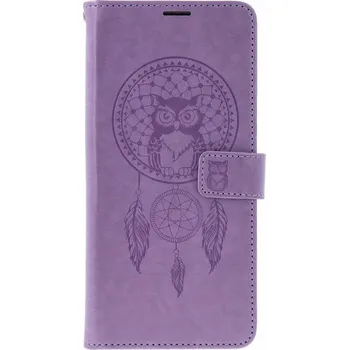 Pouzdro na mobilní telefon Pouzdro Xiaomi Redmi 15C knížkové Lapač se sovičkou fialové (kryt neboli obal na Xiaomi Redmi 15C)