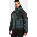 Pánská péřová bunda Kilpi GUSS-M tmavě zelená XL