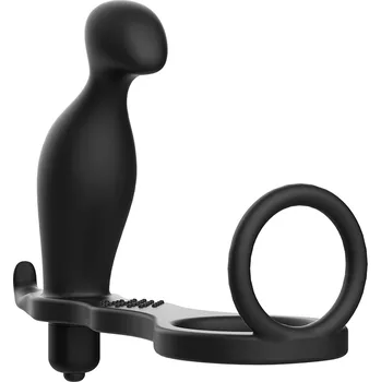Vibrátor na prostatu Addicted Toys Anal Plug With Cock Ring