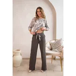 Hajdan kalhoty dámské 012 - hnědá, 3XL (Dámské kalhoty Hajdan)