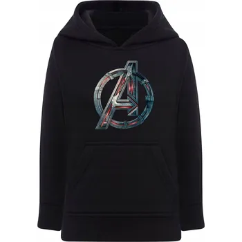 Chlapecká mikina Dětská mikina AVL polyester černá, velikost 146