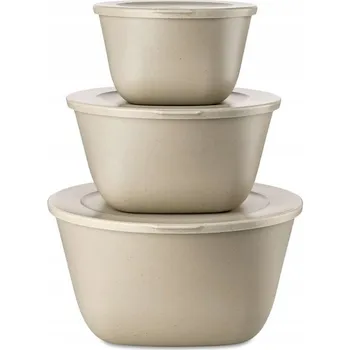 Dóza na potraviny Sada dóz Koziol Stockholm Organic Nature béžové 3 ks