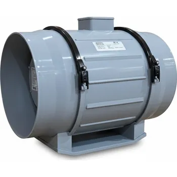 Domácí ventilátor UNITRADE HK Ventilátor průmyslový do potrubí diagonální Typhoon 250 mm, výkon 1.350 m3/h