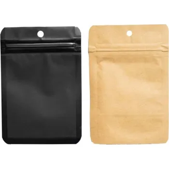 Sáček na potraviny Qnubu Zip Sáček 28g, 23,5x15cm (balení 50 ks) Barva: Černá