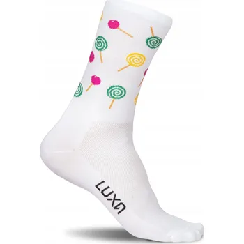 Pánské ponožky Cyklistické Ponožky LUXA 36-41 bílé