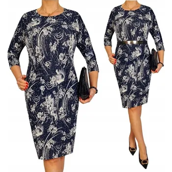 Dámské šaty K&M Krawiectwo šaty úpletové midi velikost 44