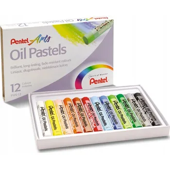Pastelka Olejové pastelky 12 barev Pentel