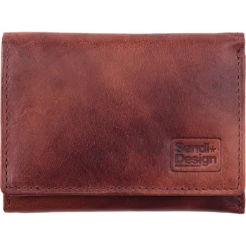 Peněženka Sendi Design Dámská kožená peněženka Sendi Teja koňakově hnědá