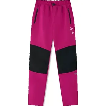 Oblečení a móda Dětské softshellové kalhoty WOLF zateplené B2592 fialové vel.140