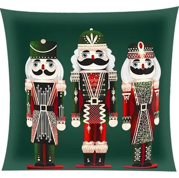 Potah na židli Dekorativní povlak na polštář 40x40cm - zelený