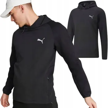 Pánská mikina Pánská mikina s kapucí tréninková Puma sportovní termoaktivní na běhání L