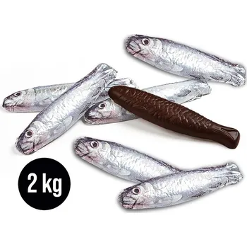 Čokoláda Michel Cluizel Hořké čokoládové sardinky 63% – 2kg balení