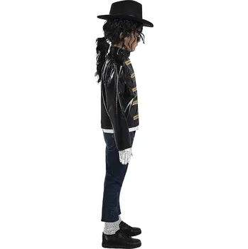HeliumKing Chlapecká kostýmní bunda - Michael Jackson Velikost - děti: M: 105 - 116 cm