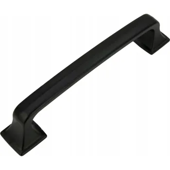 Nábytkové kování Nábytková úchytka černá 96 mm kovová úchytka na skříňku do kuchyňského nábytku
