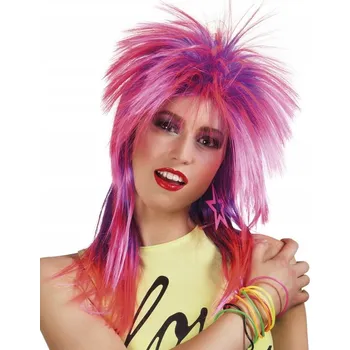 Boland paruka polodlouhé růžové vlasy s ofinou