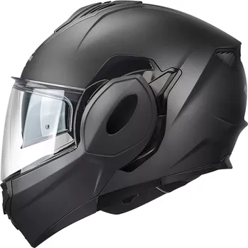 Helma na motorku KAPPA KV55 SOLID překlopná černá moto přilba