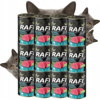 Krmivo pro kočku Mokré Mokré krmivo pro kočky Rafi s tuňákem 400 g