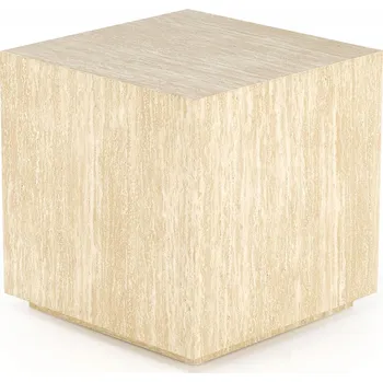 Konferenční stolek Čtvercový Konferenční Stolek do Obývacího Pokoje Moderní Travertin Halmar TRAVERTINO S