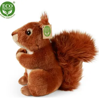 Dětské zboží Plyšová veverka 23 cm ECO-FRIENDLY