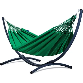 Zahradní nábytek POTENZA ocelový rám GRANDE 220kg + houpací síť Merida Tropical 220x160