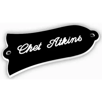 Klasická kytara Dekorativní kryt pro elektrickou kytaru Gibson Tvar zvonku s nápisem Chet Atkins Stylový doplněk pro klasické modely Vintage kytarové příslušenství