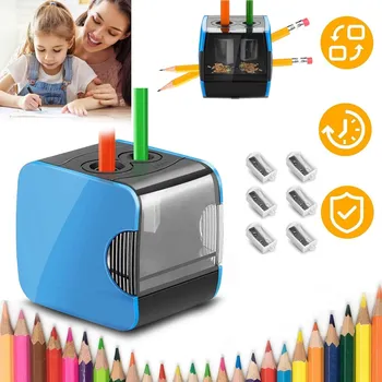 Ořezávátko ELEKTRICKÉ OŘEZÁVÁTKO NA TUŽKY DVOJITÉ MODRÉ