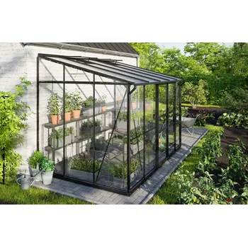 Skleník VITAVIA GARDEN Skleník VITAVIA IDA 6500 sklo 3 mm + PC 6 mm černý LG4647