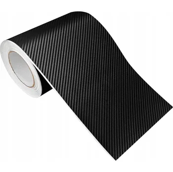 Tapeta Fólie na nábytek Černá Carbon 3D dýha na konzoli Notebook Postel DIY stolek