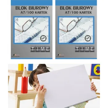 Blok Blok A7 Biurowy OK Office do Domu dla Firm do kanceláře do školy 100 listů
