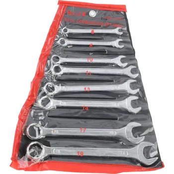 Klíč Očkoploché klíče, sada 8 ks, 6-19 mm, v pouzdře