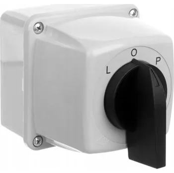 vypínač Vačkový spínač L-O-P 16A 3P v pouzdře IP65 LUK