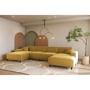 Sedací souprava Relax-postele.cz Luga Hills Žlutá