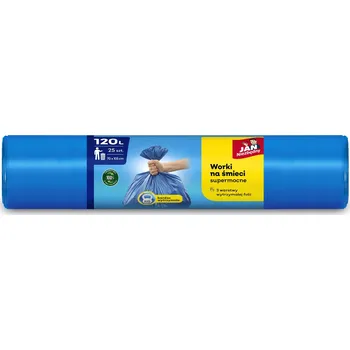 Pytle na odpadky Pytle na odpadky Jan Niezbędny 120 l 25 ks modré