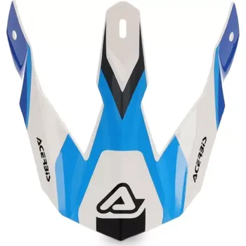 Helma na motorku ACERBIS náhradní kšilt k přilbě Linear bílá/modrá