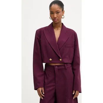 Dámské sako Sako Haveone JSO.P014 burgundské 93X, vel. M