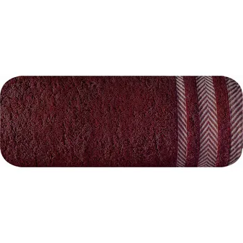 Ručník Ručník 70x140 Eurofirany Mona bordo (bordó)